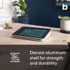 Bouncepad Link iPad POS Stand for Business | Kiosk for Meeting Room Management | Table Mount Tablet Kiosk Register Stand | iPad 7th, 8th & 9th Gen 10.2 | Black view 4