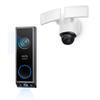 eufy Security Video Doorbell E340 (Battery Powered), with Floodlight Camera E340 Dual Cameras with Delivery Guard, 2K Full HD and Color Night Vision, HomeBase S380 Compatible, No Monthly Fee view 1