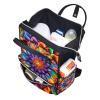 TFCOCFT Travel Backpack,Work Backpack,Art Rainbow Flower,Back Pack view 4