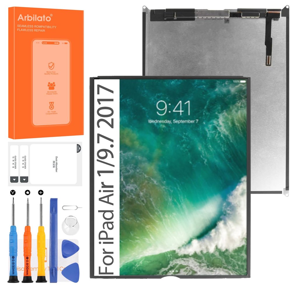 Screen for iPad Air 1 1st Screen Replacement for iPad 9.7 2017 Tablet LCD Screen for iPad 5 5th Gen LCD Display Repair Parts(No Touch Function