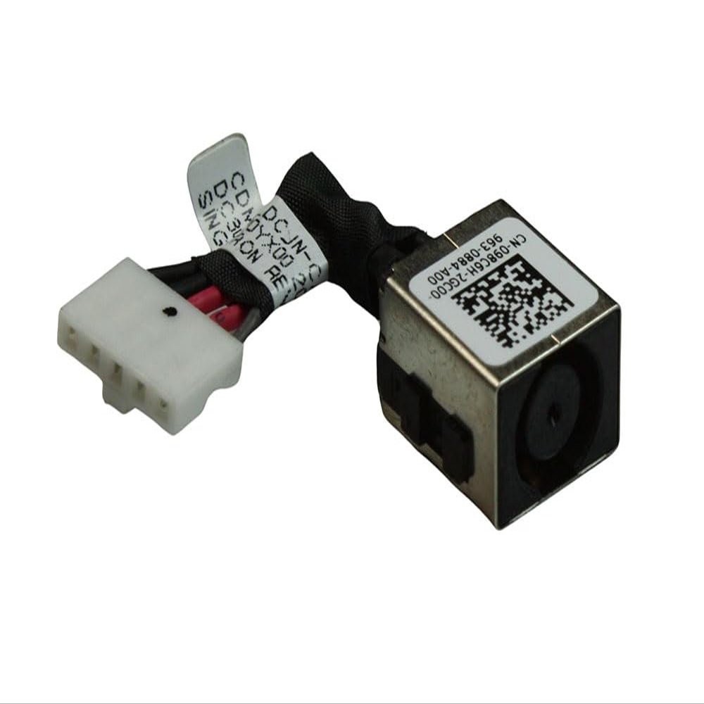 Power4Laptops Replacement Laptop DC Jack Socket with Cable Compatible with Dell Latitude 5590