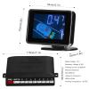 Mulcort Car Reverse Backup Parking Sensor Radar System, 8 Parking Sensors Kit with Front & Rear Sound Warning Buzzer Mute LCD Distance Display Volumes view 2
