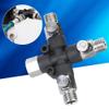 QANYEGN 1/8 Tee Air Brush Fiing, Metal Air Hose Splier, Air Brush Air Hose Manifold for Pumps, Comprrs or s view 2