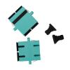 fyboptwu - 15 pcs SC Fiber Optical Coupler SC OM3 Multimode (MM) Duplex Fiber Optic Adapter SC Female to SC Female OM3 Duplex Multi Mode Network Internet Connector Adapter view 4