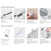 Gsycle 2Pcs Keyboard Cleaner, Keyboard Brush Desk Cleaner Keyboard Cleaning Tool 5 in 1 Keyboard Cleaning Brush Kit Soft Brush for Home(01) view 3