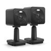 WYZE Cam OG Indoor/Outdoor 1080p Wi-Fi Smart Home Security Camera with Color Night Vision, Motion Detection, 2-Way Audio, Compatible with Alexa & Google, Black (2-Pack), Free Expert Setup view 1