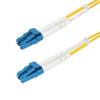 StarTech.com 15m (49.2ft) LC to LC (UPC) OS2 Single Mode Duplex Fiber Optic Cable, 9/125, 100G, LSZH Fiber Jumper Cord view 1