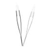 Angoily 2pcs Ceramic Insulation Tweezers Metal Handle for Electronics Soldering High-temperature Resistant Non-conductive Design for Precision Work and Maintenance view 1