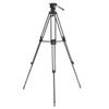 Benro Video Tripod Kit  Professional Aluminum Twin-Leg Tripod with Fluid Head, Pan Handle, Mid-Level Spreader, Carrying Case, and 11 lb Load Capacity for DSLR, Mirrorless, and Camcorder (KH25PC) view 3