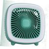 jojofuny 1pc Usb Vintage Reading Lamp with Fan Portable Lamp for Desk Use Green Fan with Night Light for view 2