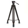 Benro Video Tripod Kit with 60 mm Bowl & Video Head  Supports up to 15 lb Payload, Extends from 34.5 to 72.6, Continuous Pan Drag, Quick-Release Plate & Carrying Case Included (KH26PC) view 1