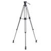 Benro Video Tripod Kit with 60 mm Bowl & Video Head  Supports up to 15 lb Payload, Extends from 34.5 to 72.6, Continuous Pan Drag, Quick-Release Plate & Carrying Case Included (KH26PC) view 3