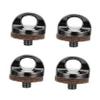 HOMSFOU 2sets Threaded Camera Screw D-Ring Hinge Bracket 1/4 Inch for Wrist Straps 4pieces*2 view 1