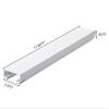 We're it Magnetic Cable Tray | Under Desk Wire Management | 17.7" Metal Organizer | White view 3