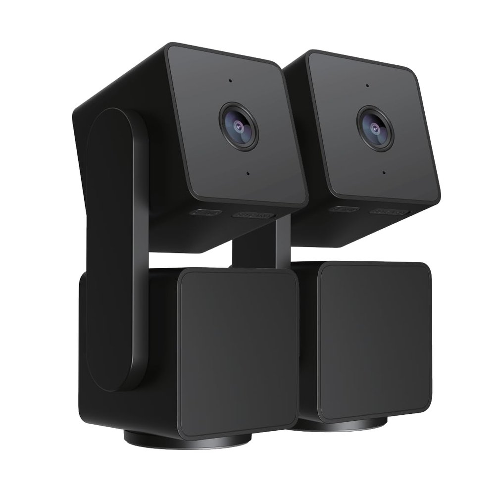 WYZE Cam Pan v3 Indoor/Outdoor IP65 1080P 360 Pan/Tilt/Zoom WiFi Smart Home Security Camera, Motion Tracking for Baby/Pet, Color Night Vision, Compatible with Alexa & Google Assistant