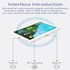 5 inch IPS USB Mini Screen PC CPU RAM HDD Data Monitor Computer Temperature Display Type-C Sub Screen No Need for AIDA64 White view 4