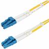 StarTech.com 50m (164ft) LC to LC (UPC) OS2 Single Mode Duplex Fiber Optic Cable, 9/125, 100G, LSZH Fiber Jumper Cord view 1