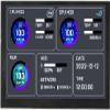 5 inch IPS USB Mini Screen PC CPU RAM HDD Data Monitor Computer Temperature Display Type-C Sub Screen No Need for AIDA64 Black view 1