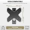 CondoMounts ZeboZap 23"50" Outdoor Swivel TV Mount view 3