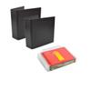 Tarifold CD Storage Bundle, 100 Binder Sleeves and 2 Binders, 2-Ring Holes view 2