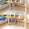 Under Desk Cable Management Raceway Clamp 2 Hole 31Inch No Dril Cord Organizer for Standing Desk Sturdy Metal Office Desk Wire Management - No Damage to Table view 2
