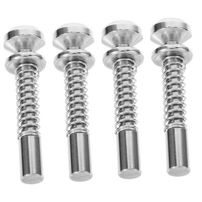 AOKWAWALIY Spring Loaded Latch Pin 4pcs Plunger Latches Spring Loaded for Crib Window Screen Pin Easy Install