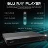 Sony 4k Blu Ray Player Ultra HD UBP-X700M - CD/DVD Player with Remote, Dolby Vision, HDR10 - Wi-Fi for Streaming Netflix, YouTube & More. Bundle - Bluray, HDMI Cable, Remote, Zdirect Lens Cloth view 3