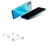 BoxWave Stand and Mount Compatible with itel Vision 2S - Pocket Aluminum Stand 3-in-1, Portable Multi Angle Viewing Riser - Metallic Silver view 1