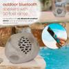 Alpine Corporation 9" Tall Solar Bluetooth Rock Speaker, Weather-Resistant High Fidelity Outdoor Audio System with 50 Foot Range, Gray, Set of 2 view 4