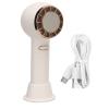 Xcello Mini Handheld Fan USB Rechargeable Portable Pocket Fan with Cooling Plate for Makeup, Kids, and Women (White) view 1