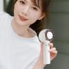 Xcello Mini Handheld Fan USB Rechargeable Portable Pocket Fan with Cooling Plate for Makeup, Kids, and Women (White) view 3