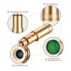 ESSLNB Pirate Monocular Telescope, 10x50 Handheld Collapsible Brass Telescope for Kids & Adults, Zoomable Portable Waterproof Spyglass Telescope Monocular for Bird Watching Games Travelling Hiking view 4