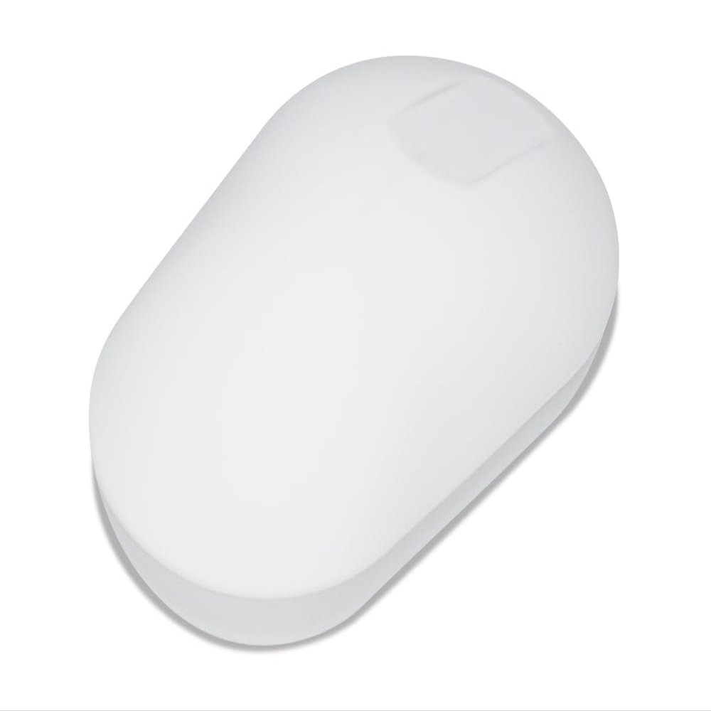PUREKEYS Medical Mouse Touch Scroll Wireless White for Hospital, Dentist, Cleanroom, Laboratory and Industrial. Easy to Clean Hygienic Flat and Flexible Silicone