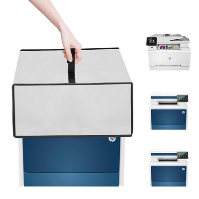 NUENSS-ROR Dust Cover for HP Printers - Waterproof Anti-Static Dustproof Case for HP Color LaserJet Pro MFP 4301fdw/4301fdn & M283fdw (Silver)