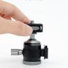 NovelGoal Mini Ball Head with Cold Shoe Mount 1/4 Screw Microslice Camera Desktop Cell Phone Holder Tripod Monitor Microphone Light Support view 2