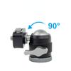 NovelGoal Mini Ball Head with Cold Shoe Mount 1/4 Screw Microslice Camera Desktop Cell Phone Holder Tripod Monitor Microphone Light Support view 3