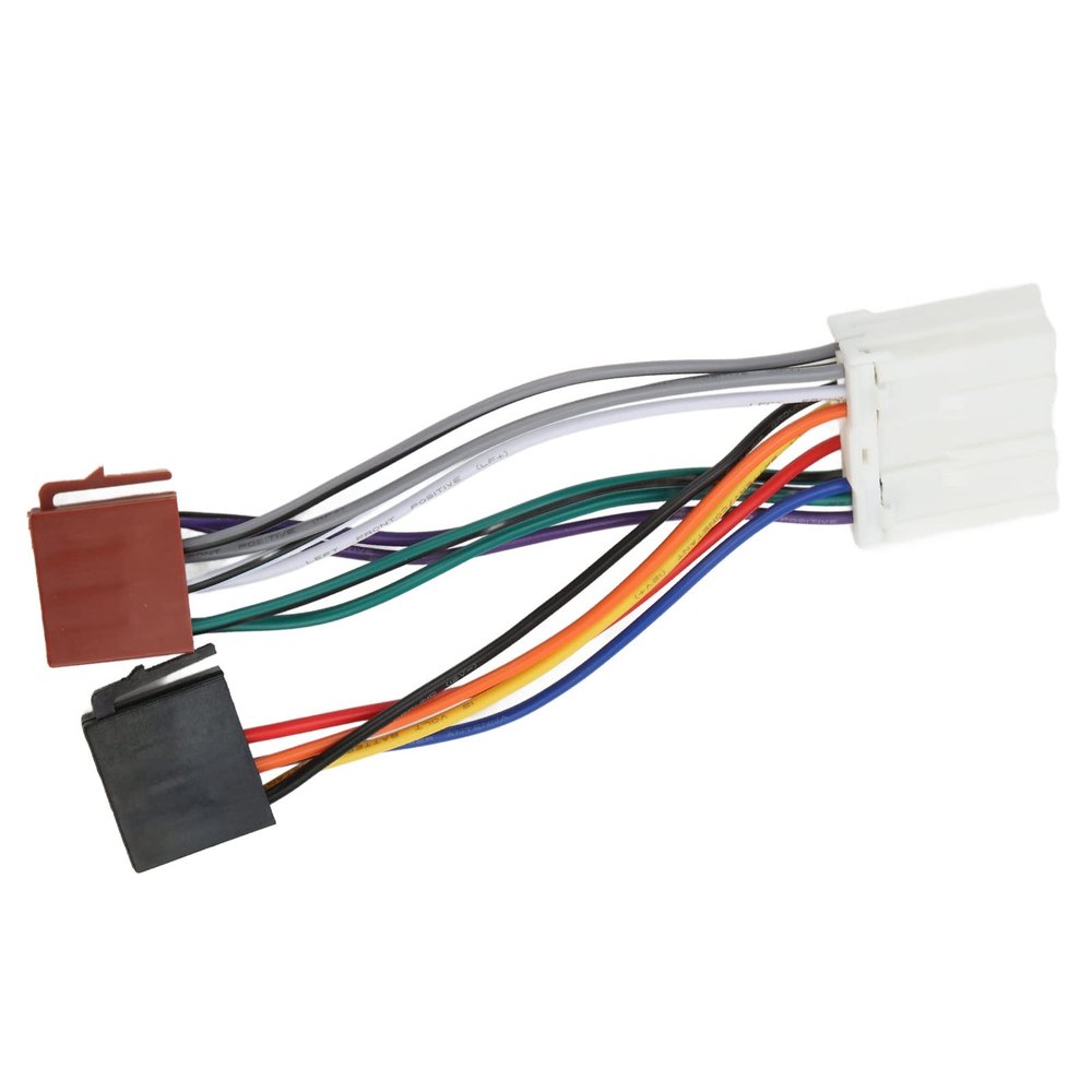 ISO Car Radio Stereo Wiring Harness Adapter Radio ISO Wiring Harness Plastic Flexible CD Player Adapter Replacement for Lancer Pajero