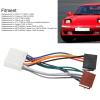 ISO Car Radio Stereo Wiring Harness Adapter Radio ISO Wiring Harness Plastic Flexible CD Player Adapter Replacement for Lancer Pajero view 2