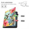 ZXHSBROK Case for Amazon Kindle Fire 7 Tablet (9th/7th Generation, 2019/2017 Release) 7" Display - Slim PU Leather Stand Folio Cover with Card Slot & Auto Sleep/Wake, Hummingbird Flowers view 3