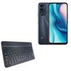 BoxWave Keyboard Compatible with itel Vision 3 - SlimKeys Bluetooth Keyboard, Portable Thin with Chiclet-Style Keys - Jet Black view 1