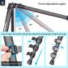 Carbon Fiber Travel Tripod-INNOREL P254CF 60" Professional Compact Camera Tripod Stand for Digital DSLR Travel with Fast Flip Buckle Special-Shaped Center Column 0.98in/25mm Tube Max Load 26.5lb/12kg view 4