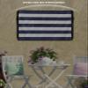 EZON-CH Outdoor TV Cover 30-32 inch, Weatherproof TV Display Screen Protector Outdoor TV Enclosure for Seal Full Coverage - Navy Blue White Stripe Outside LED, LCD, OLED Flat Screen TVs view 3