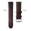 Lamshaw Compatible with COROS PACE 3 Bands, 20mm, 22mm Genuine Leather Band Replacement Smartwatch Strap Wristband Compatible for COROS PACE 3 / APEX 2 Pro / APEX Pro / APEX 46mm/APEX 2 / PACE 2 / APEX 42mm Smartwatch (22mm size band, Coffee) view 4