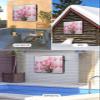EZON-CH Outdoor TV Cover 60-65 inch, Weatherproof TV Display Screen Protector Outdoor TV Enclosure for Seal Full Coverage - Outside LED, LCD, OLED Flat Screen TVs view 4