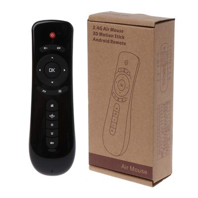 DGFJY for Smart Remote Control 2.4G Fly Air Mouse T2 Wireless Anti-Shake Remote Controller for Game PC Box Driving Cars Wireless Universal Remote Control Switch Module Box Media