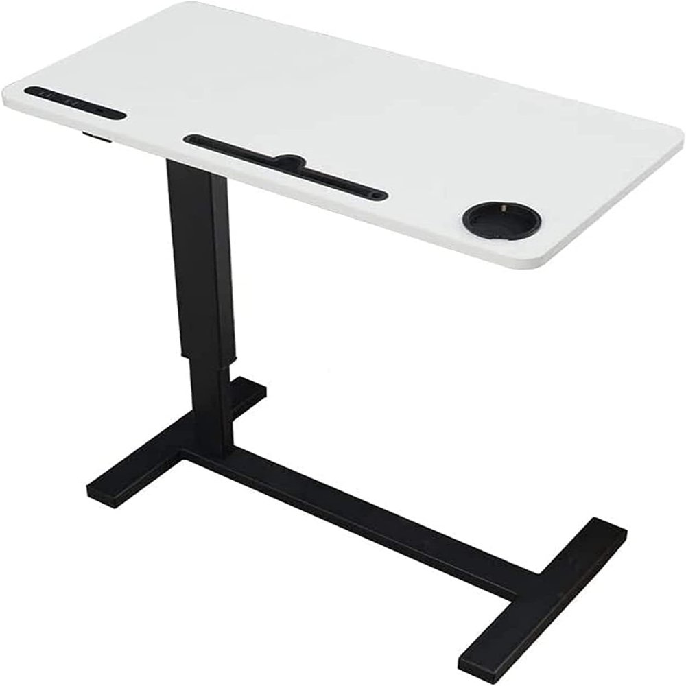 ELEFOCUS Adjustable Computer Desk Mobile Standing Desk Sit to Stand Up Height Adjustable Sitting Movable Taptop Desks(Color:C)