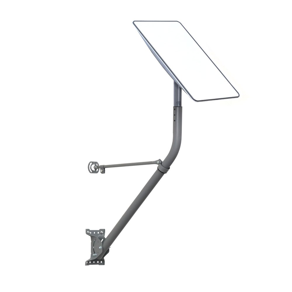 Starlink Reversible Tall Mount with Stabilizer Pole for Articulating Standard Dishy V2