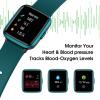 TYKOIT Smart Watch, Fitness Tracker with Touchscreen, Heart Rate Monitor, Blood Oxygen, Sleep Tracking Fitness Watch 5ATM Waterproof Smartwatch for Women Men Pedometer Step Calories for Android iOS view 2