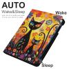 Cats and Flowers Case for iPad iPad Mini 5/4/3/2/1(7.9- Inch) iPad Mini 6 (8.3-inch, 2021) with Pencil Holder, Protective Case with Soft TPU Back, Auto Sleep/Wake Cover view 2
