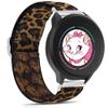 Lamshaw Compatible with iTouch Sport 4 Bands, 20mm Stretch Elastics Nylon Adjustable Replacement Strap Accessories for Men & Women Compatible for iTouch Sport 4 / Sport 3 / AIR 3 40MM Smartwatch (Leopard) view 1